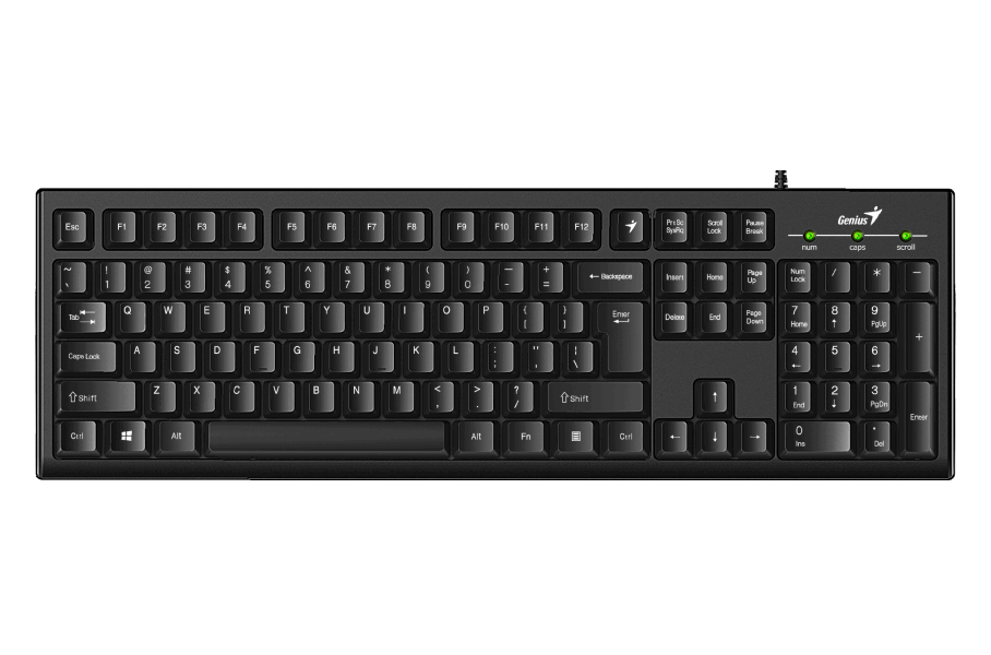 GENIUS Клавиатура KB100 USB black
