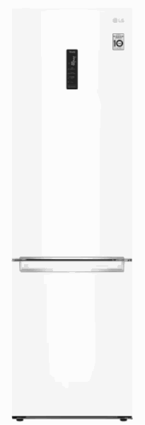 LG Refrigerator Bottom mount GB-B62SWHMN