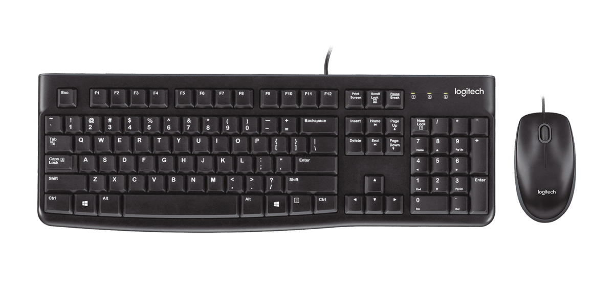 LOGITECH Клавиатуры и комплекты MK120-EER