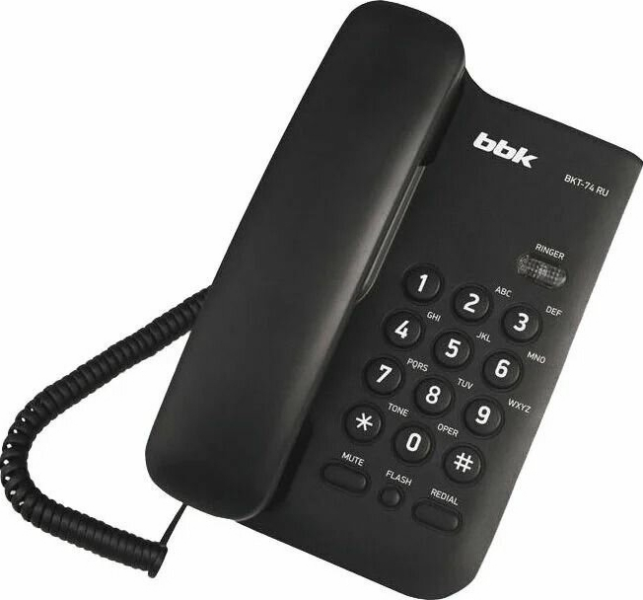 BBK Landline Phones BKT74RU black