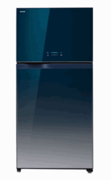 TOSHIBA Холодильник морозильник наверху GR-AG820U-X(GG)