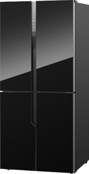HISENSE Холодильник с четырьмя дверцами NF56WC-BLACK Glass