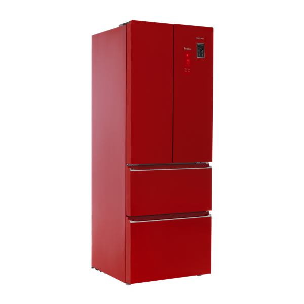 Tesler Холодильник с тремя дверцами RFD361I Red Glass