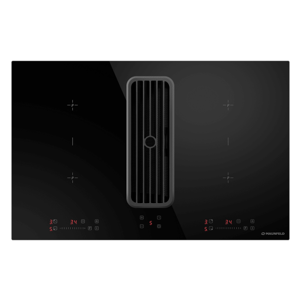 MAUNFELD Встраиваемая индуктивная варочная панель AVSi804SBH +hood