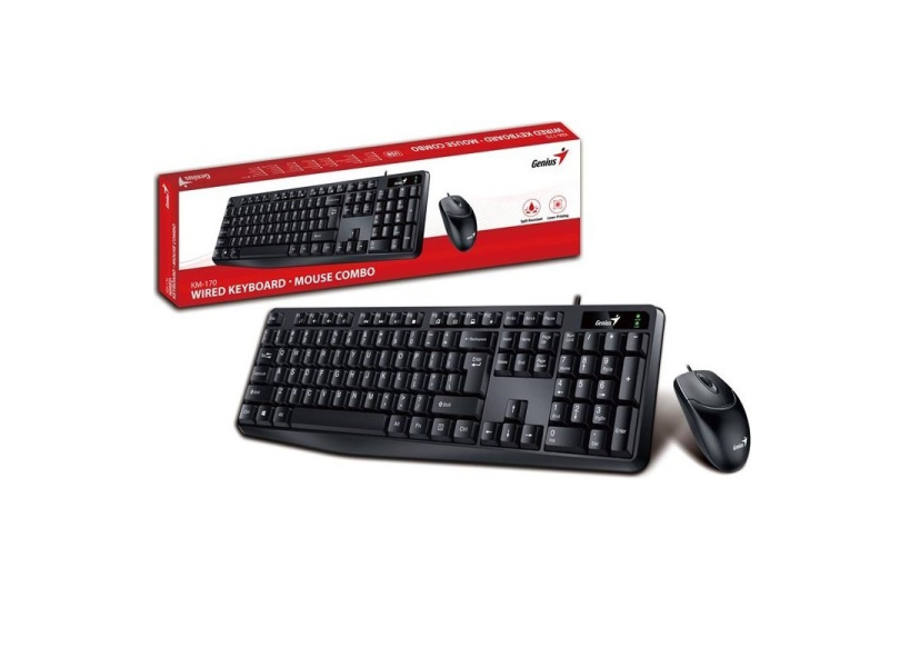 GENIUS Клавиатуры и комплекты KM-170 USB Black