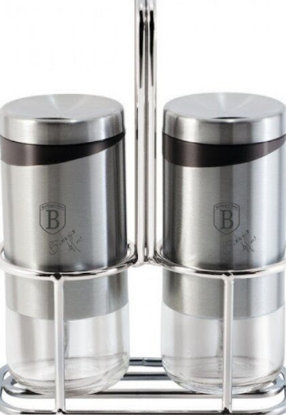 Black Sliver A collection of spice jars BH1993