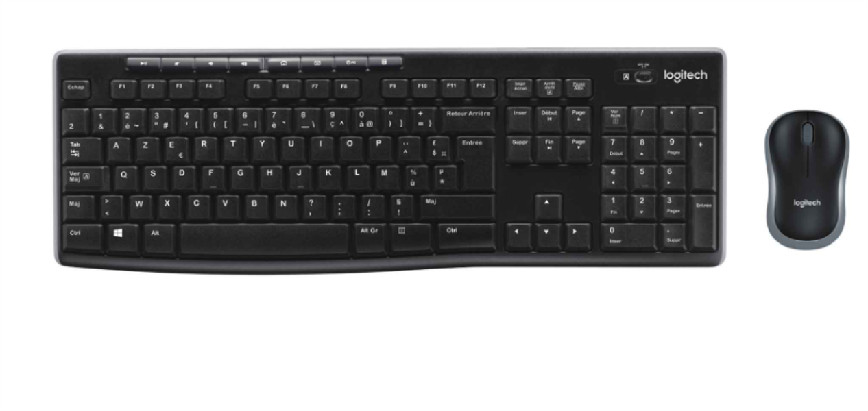 LOGITECH Keyboards and Combos MK270 USB+MOUSE (BK) 920-004518