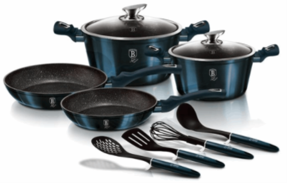 Berlinger Haus Frypan&Casserole set BH6143 (10pcs)