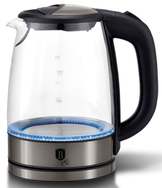 Berlinger Haus Чайник BH9116 (1.7L) Black Silver