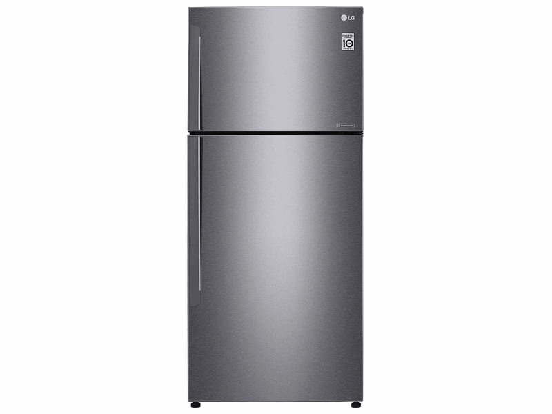 LG Холодильник морозильник наверху GNC752HQCL