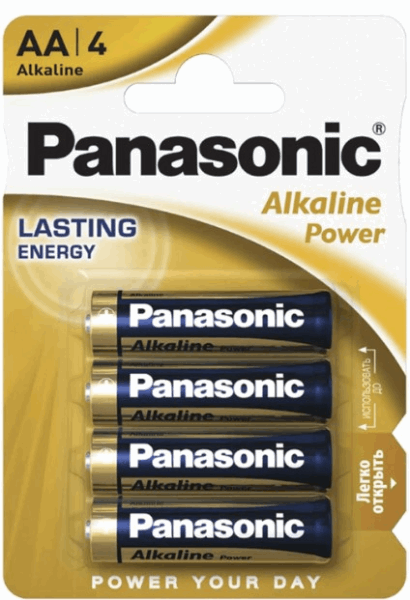 PANASONIC BATTERY LR6REB/4BPR (32984) ALKALNE AA 4