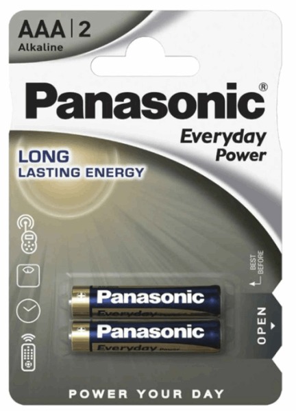 PANASONIC Аккумулятор LR03REE/2BR (24750) EVERDAY AAA 2