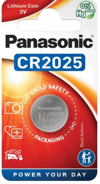 PANASONIC Аккумулятор CR2025EL/1B (53620)