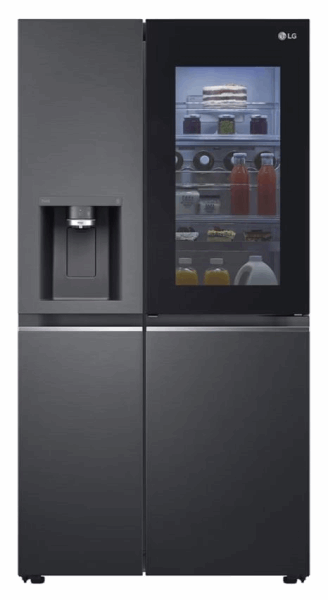 LG Refrigerator doors side by side GR-X267CQES